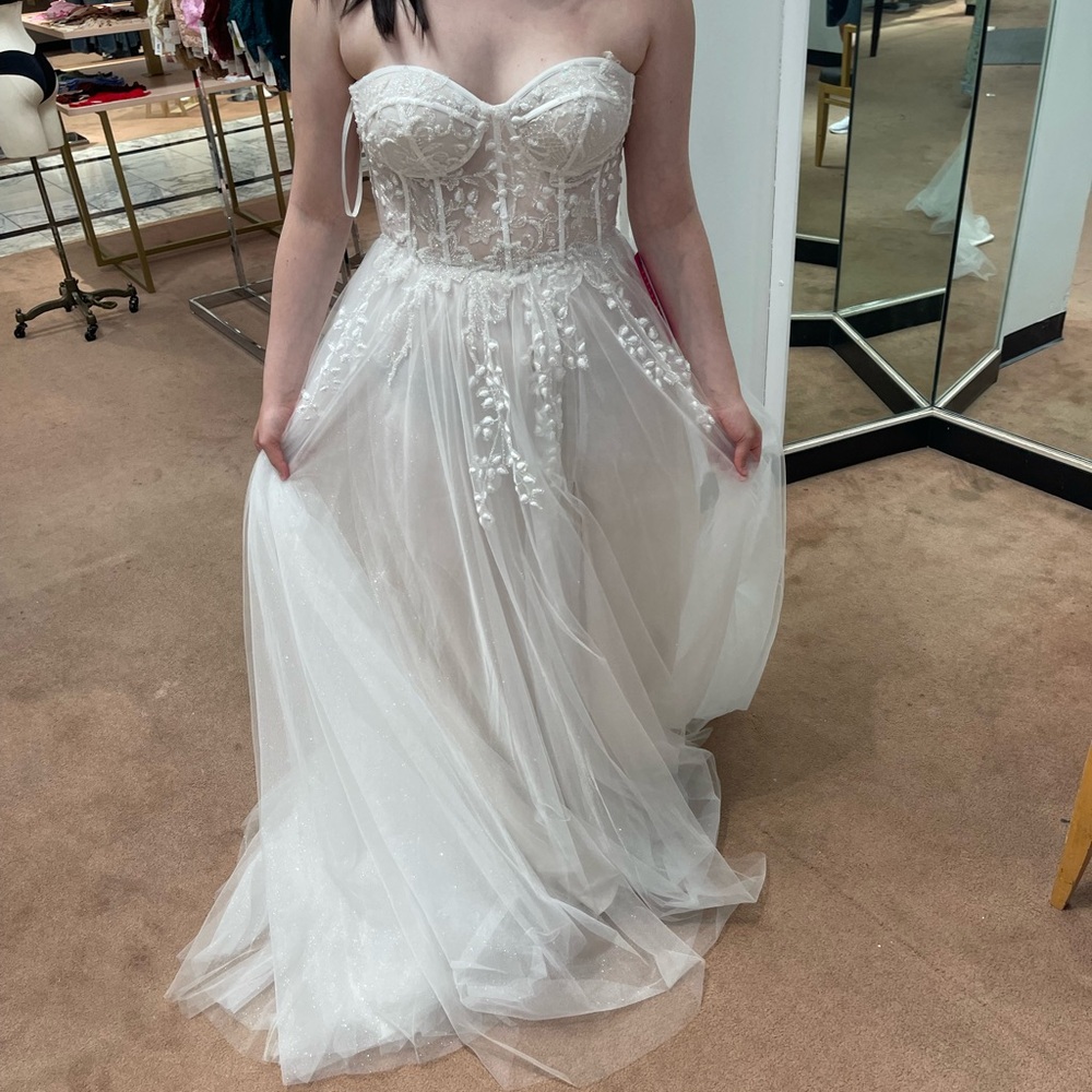 GB Strapless Illusion Ballgown - Picture 2 of 7